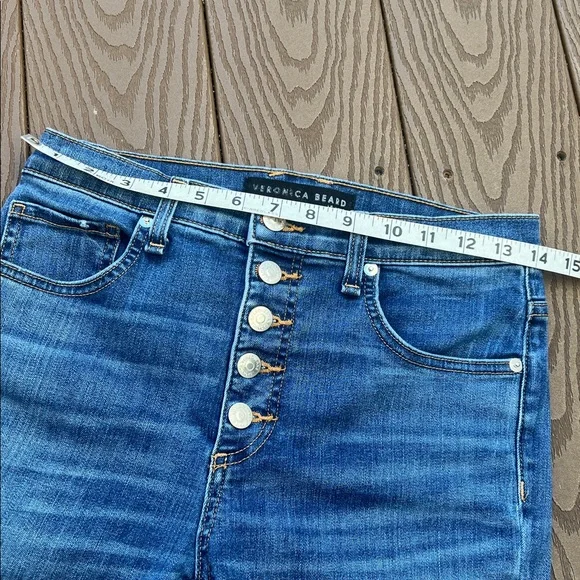 Veronica Beard, Debbie skinny high-rise Classic Blue Denim Jeans Sz 27/4 - Picture 6 of 11